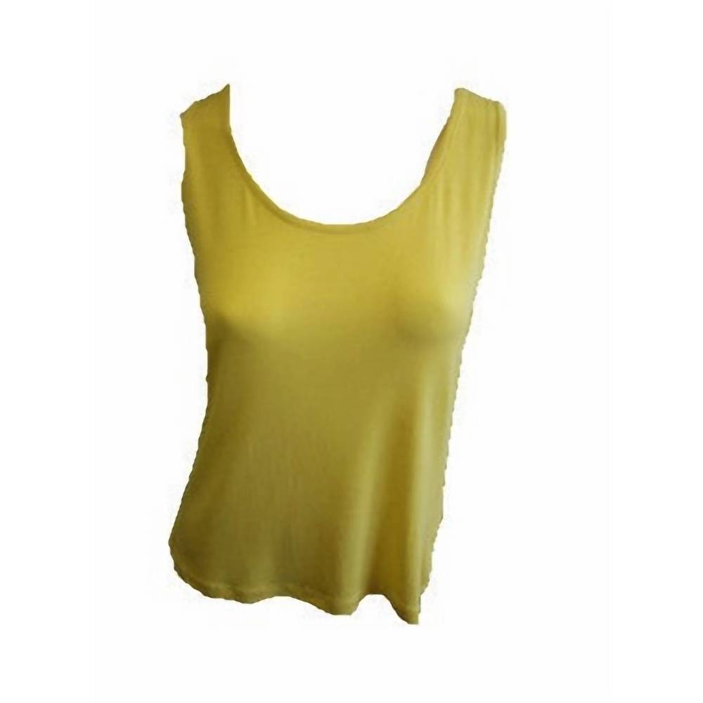NEW ANGEL bra-friendly tank top in yellow